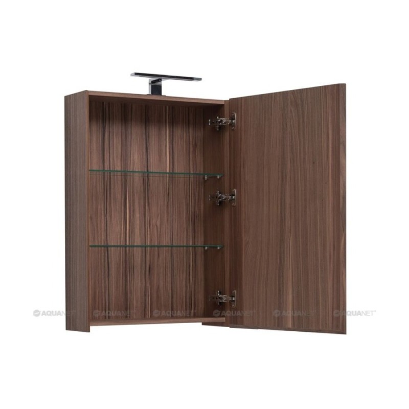 Зеркальный шкаф Aquanet Нью-Йорк 60 00203951, цвет орех