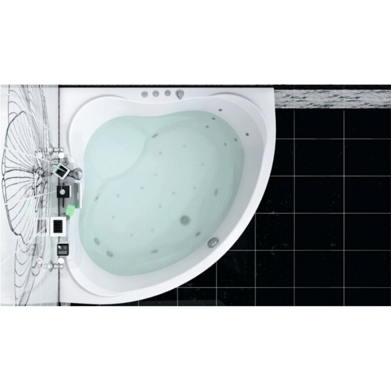 Ванна акриловая Aquanet Malta New 150 x 150 см, цвет белый, 204003