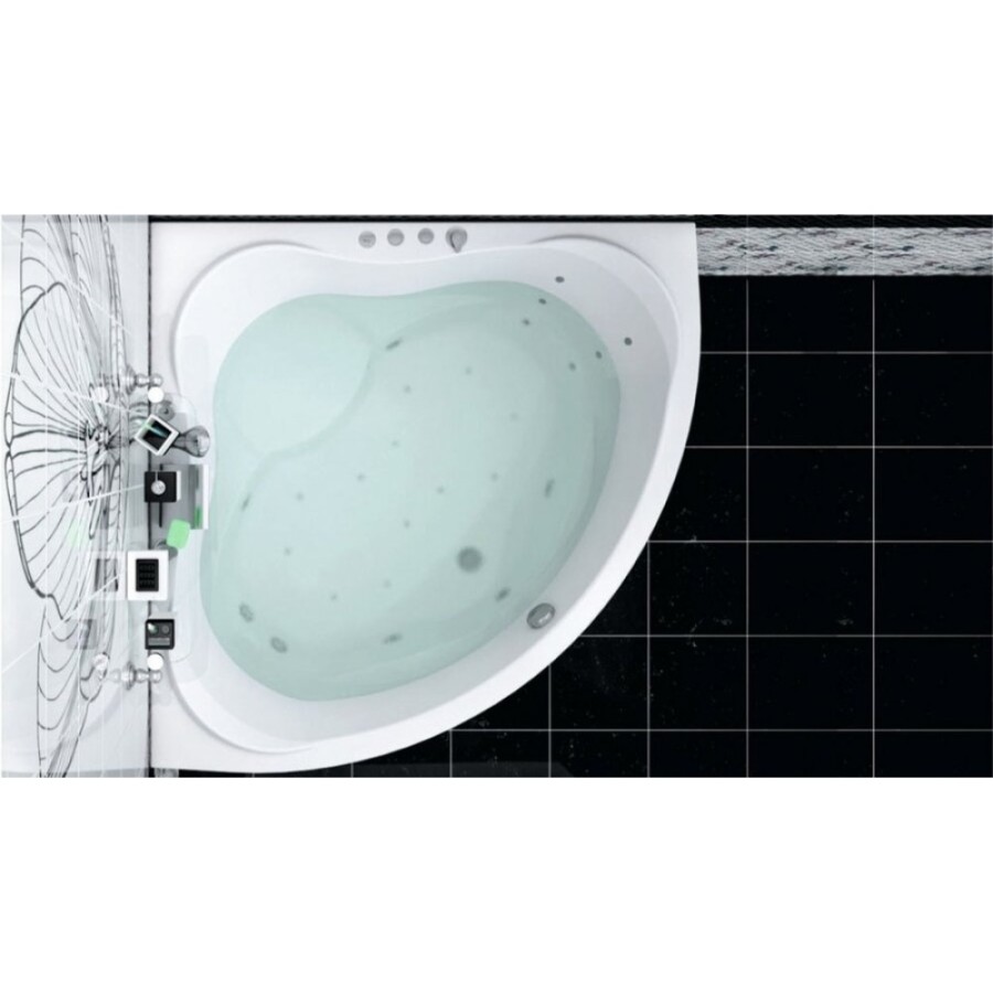 Ванна акриловая Aquanet Malta New 150 x 150 см, цвет белый, 204003