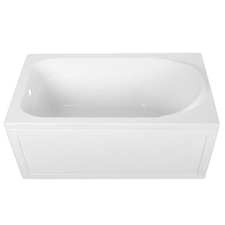 Ванна акриловая Aquanet West 00205300, 130 x 70 см, с каркасом, цвет белый