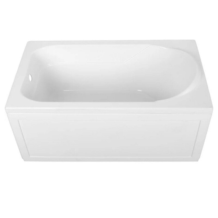 Ванна акриловая Aquanet West 00205558, 120 x 70 см, с каркасом, цвет белый