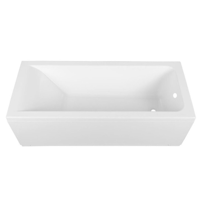 Ванна акриловая Aquanet Bright 175 x 75 см со сварным каркасом, цвет белый, 216660