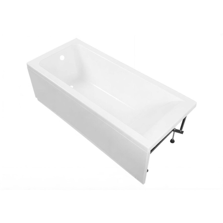 Ванна акриловая Aquanet Bright 175 x 75 см со сварным каркасом, цвет белый, 216660
