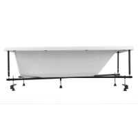 Ванна акриловая Aquanet Bright 175 x 75 см со сварным каркасом, цвет белый, 216660