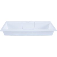 Раковина накладная Aquanet Фортуна 00222717, 100 см, искусственный камень, белая