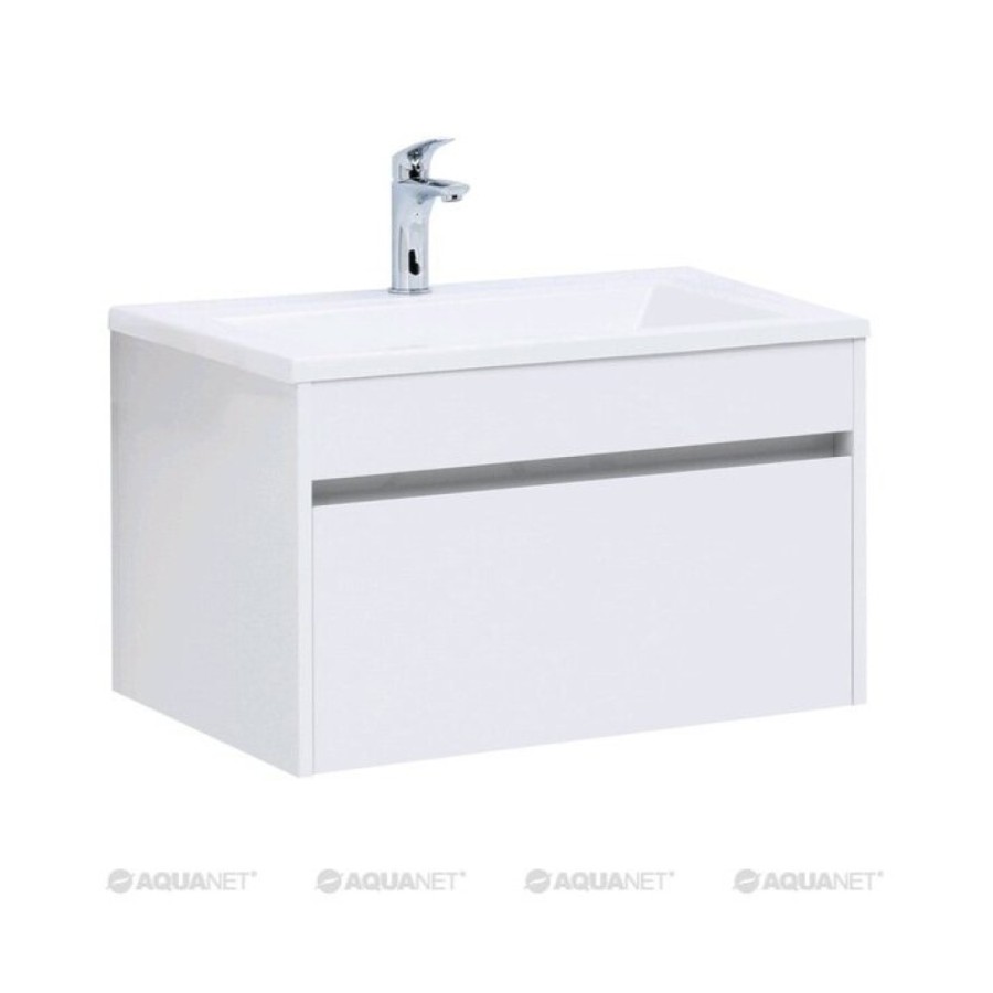 Тумба под раковину Aquanet Токио 68 00236917 (подвесная, 1 ящик), цвет белый
