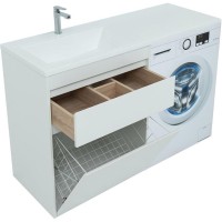 Тумба под раковину Aquanet Токио 68 00239291 (напольная, 1 ящик), цвет белый