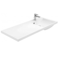 Раковина Aquanet Нота 239565/239568, 120 см, левая/правая, цвет белый