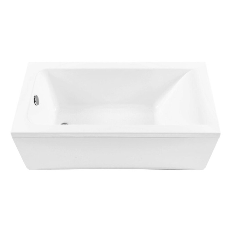 Ванна акриловая Aquanet Bright 145 x 70 см, белая, 00239593 (каркас приобретается отдельно)