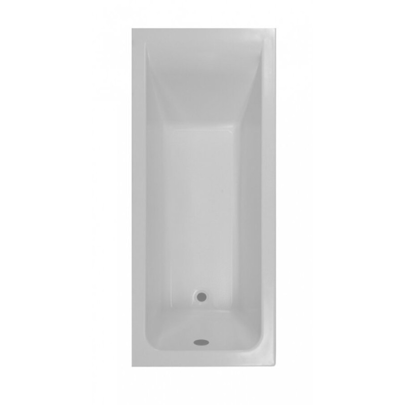Акриловая ванна Aquanet Bright 00239596, 155 x 70 см, белая (каркас приобретается отдельно)