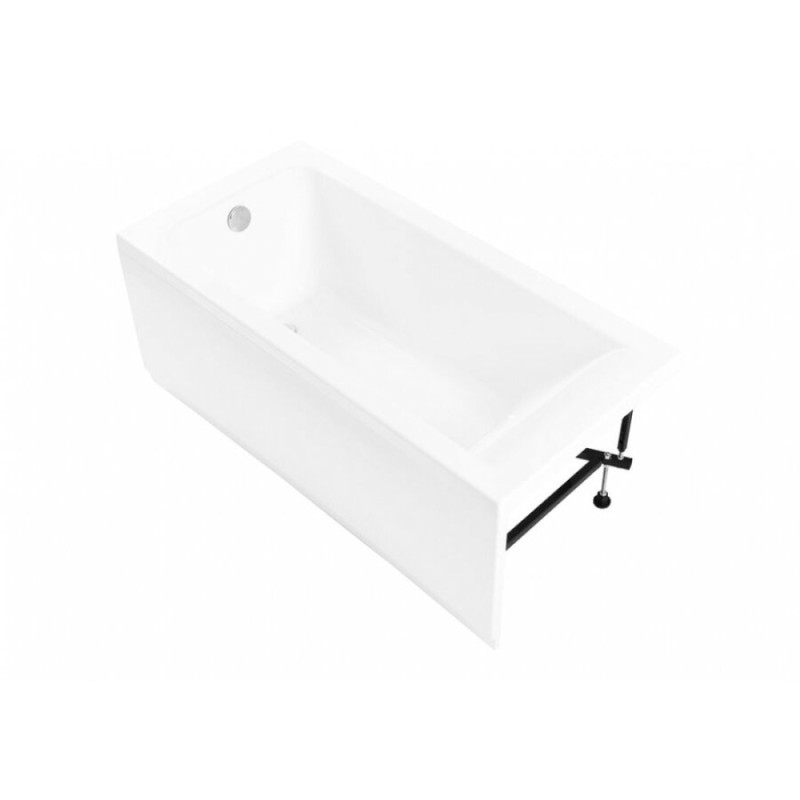 Акриловая ванна Aquanet Bright 00239596, 155 x 70 см, белая (каркас приобретается отдельно)