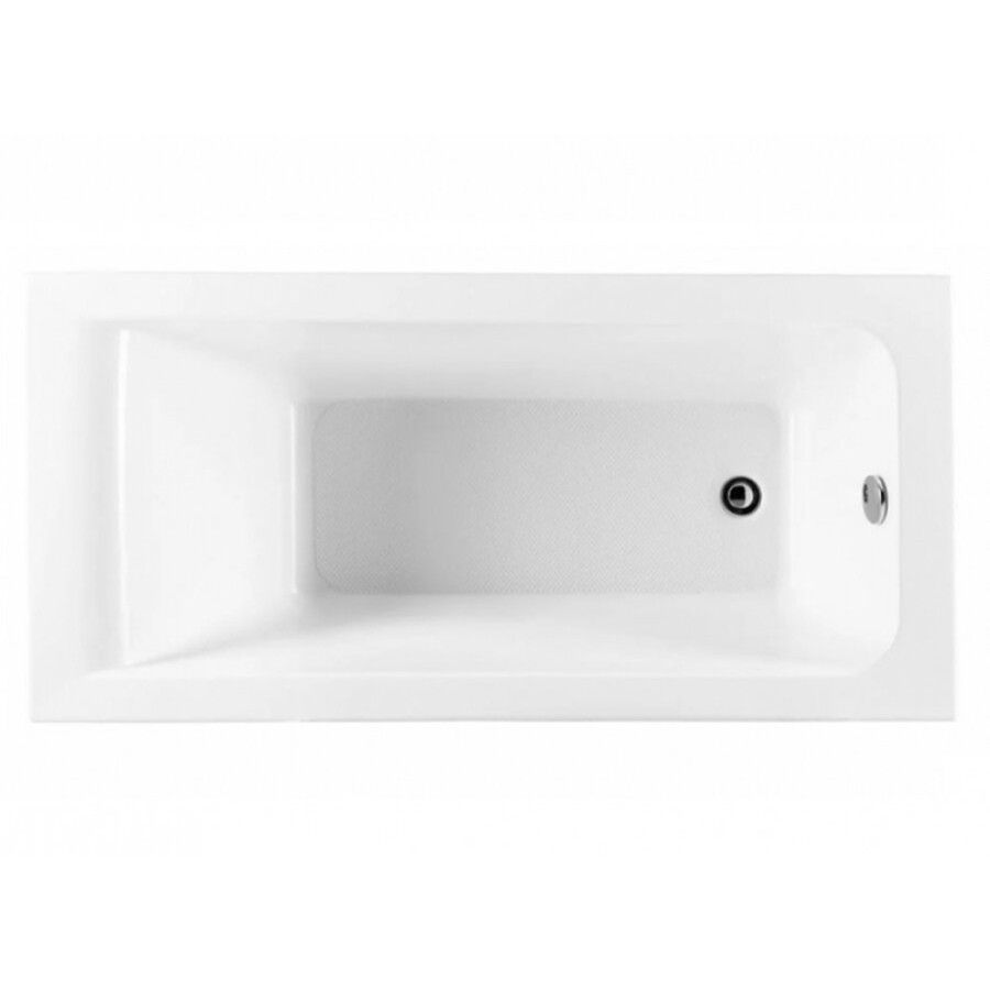 Акриловая ванна Aquanet Bright 00239596, 155 x 70 см, белая (каркас приобретается отдельно)
