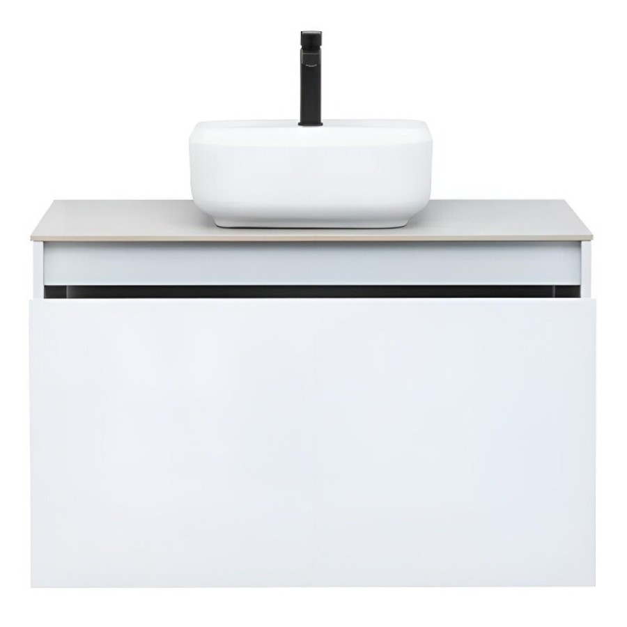 Тумба под раковину Aquanet Nova Lite 242257, 90 см, 1+1 ящик в ящике, цвет белый глянец