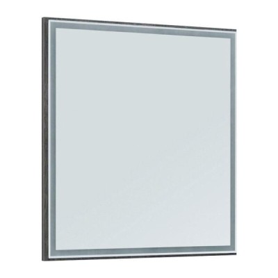 Зеркало Aquanet Nova Lite 242258, 75 см, с LED подсветкой, цвет дуб рошелье