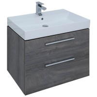Тумба под раковину Aquanet Nova 242260, 75 см, 2 ящика, цвет дуб рошелье
