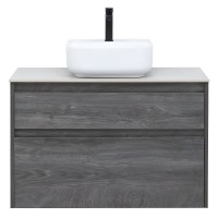 Тумба под раковину Aquanet Nova Lite 242267, 90 см, 2 ящика, цвет дуб рошелье
