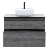 Тумба под раковину Aquanet Nova Lite 242267, 90 см, 2 ящика, цвет дуб рошелье