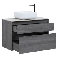 Тумба под раковину Aquanet Nova Lite 242267, 90 см, 2 ящика, цвет дуб рошелье