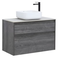 Тумба под раковину Aquanet Nova Lite 242267, 90 см, 2 ящика, цвет дуб рошелье