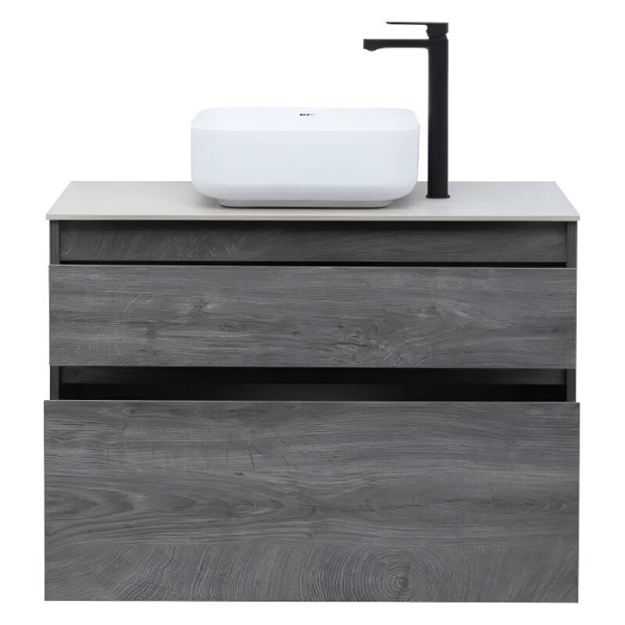 Тумба под раковину Aquanet Nova Lite 242267, 90 см, 2 ящика, цвет дуб рошелье