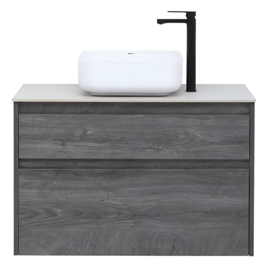 Тумба под раковину Aquanet Nova Lite 242267, 90 см, 2 ящика, цвет дуб рошелье