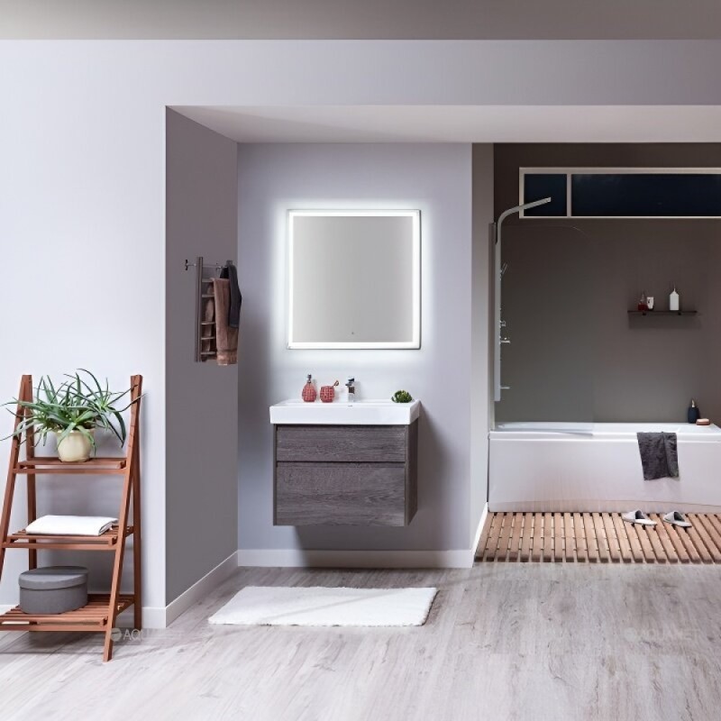 Тумба под раковину Aquanet Nova Lite 242267, 90 см, 2 ящика, цвет дуб рошелье