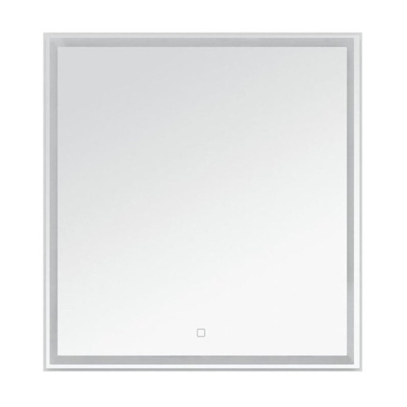 Зеркало Aquanet Nova Lite 242271, 75 см, с LED подсветкой, цвет белый глянец