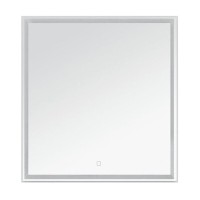 Зеркало Aquanet Nova Lite 242271, 75 см, с LED подсветкой, цвет белый глянец