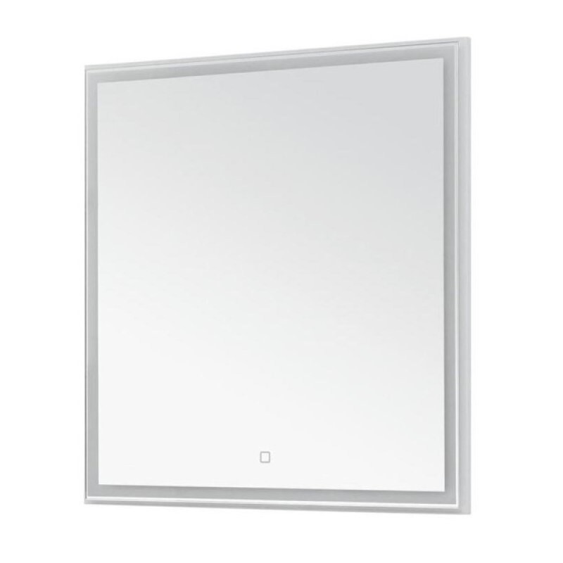Зеркало Aquanet Nova Lite 242271, 75 см, с LED подсветкой, цвет белый глянец