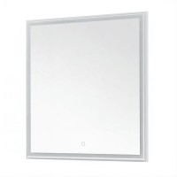 Зеркало Aquanet Nova Lite 242271, 75 см, с LED подсветкой, цвет белый глянец