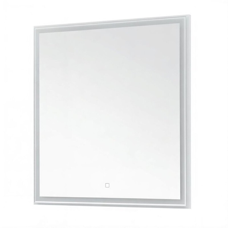 Зеркало Aquanet Nova Lite 242271, 75 см, с LED подсветкой, цвет белый глянец