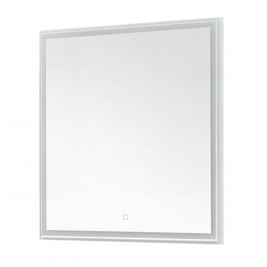 Зеркало Aquanet Nova Lite 242271, 75 см, с LED подсветкой, цвет белый глянец