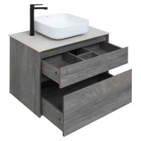 Тумба под раковину Aquanet Nova Lite 242273, 75 см, 2 ящика, цвет дуб рошелье