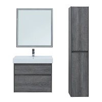 Тумба под раковину Aquanet Nova Lite 242273, 75 см, 2 ящика, цвет дуб рошелье