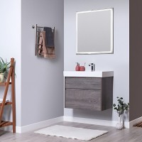 Тумба под раковину Aquanet Nova Lite 242273, 75 см, 2 ящика, цвет дуб рошелье