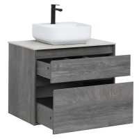 Тумба под раковину Aquanet Nova Lite 242273, 75 см, 2 ящика, цвет дуб рошелье