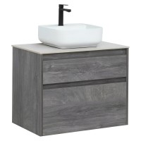 Тумба под раковину Aquanet Nova Lite 242273, 75 см, 2 ящика, цвет дуб рошелье