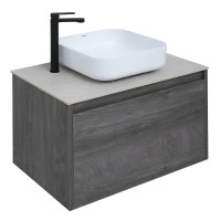 Тумба под раковину Aquanet Nova Lite 242274, 75 см, 1+1 ящик в ящике, цвет дуб рошелье