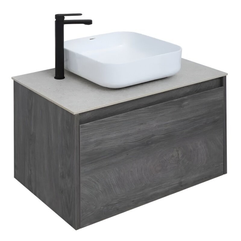 Тумба под раковину Aquanet Nova Lite 242274, 75 см, 1+1 ящик в ящике, цвет дуб рошелье