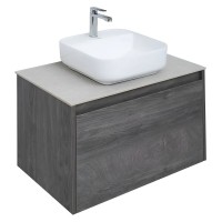 Тумба под раковину Aquanet Nova Lite 242274, 75 см, 1+1 ящик в ящике, цвет дуб рошелье