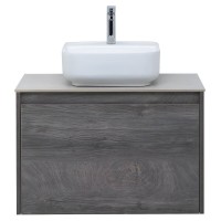 Тумба под раковину Aquanet Nova Lite 242274, 75 см, 1+1 ящик в ящике, цвет дуб рошелье