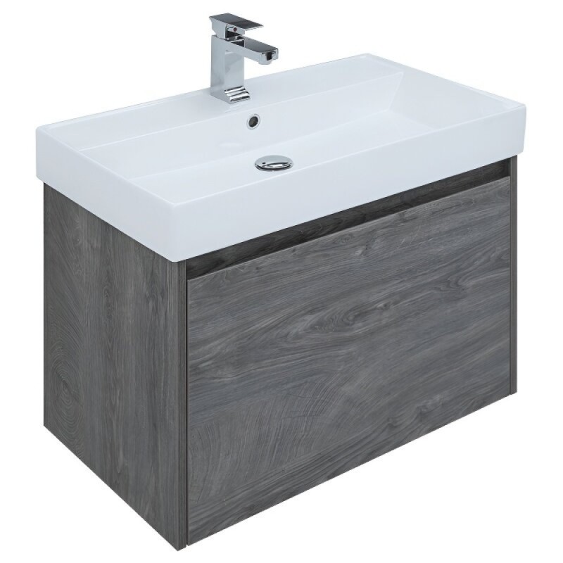 Тумба под раковину Aquanet Nova Lite 242274, 75 см, 1+1 ящик в ящике, цвет дуб рошелье