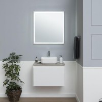 Тумба под раковину Aquanet Nova Lite 242275, 75 см, 1+1 ящик в ящике, цвет белый глянец