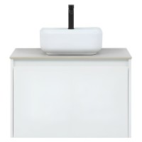 Тумба под раковину Aquanet Nova Lite 242275, 75 см, 1+1 ящик в ящике, цвет белый глянец
