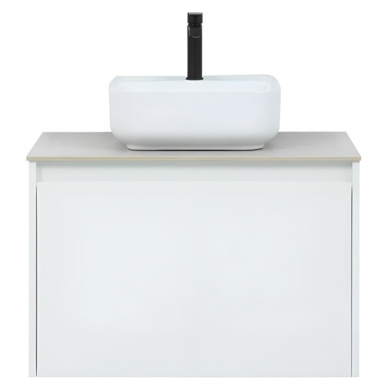 Тумба под раковину Aquanet Nova Lite 242275, 75 см, 1+1 ящик в ящике, цвет белый глянец