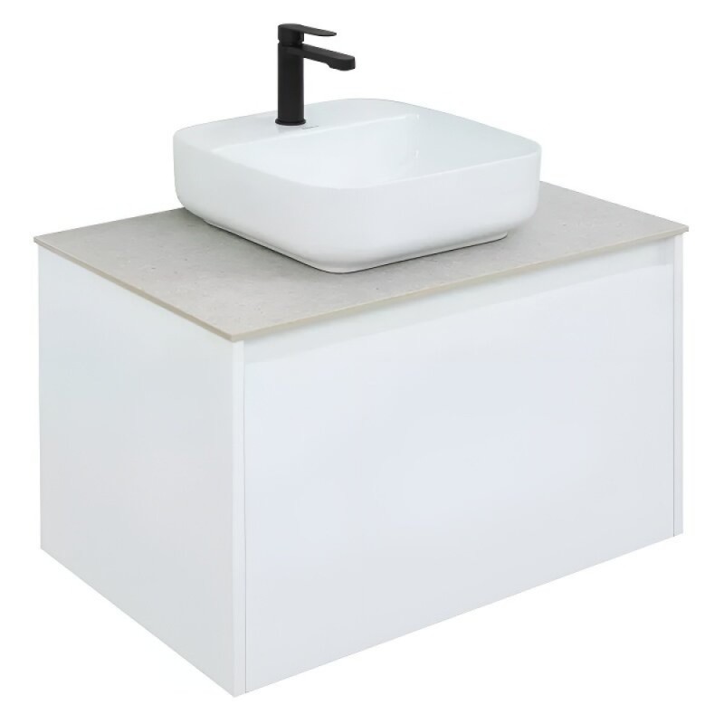 Тумба под раковину Aquanet Nova Lite 242275, 75 см, 1+1 ящик в ящике, цвет белый глянец