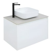 Тумба под раковину Aquanet Nova Lite 242275, 75 см, 1+1 ящик в ящике, цвет белый глянец