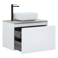 Тумба под раковину Aquanet Nova Lite 242275, 75 см, 1+1 ящик в ящике, цвет белый глянец