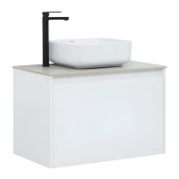 Тумба под раковину Aquanet Nova Lite 242275, 75 см, 1+1 ящик в ящике, цвет белый глянец