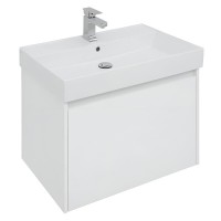 Тумба под раковину Aquanet Nova Lite 242275, 75 см, 1+1 ящик в ящике, цвет белый глянец